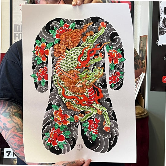 Kirin Backpiece Print
